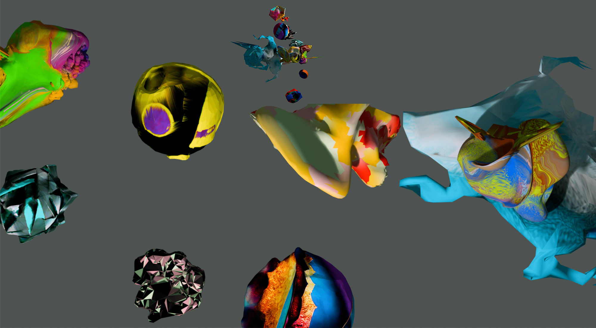 Digital 3D sculpture by Chiara Passa